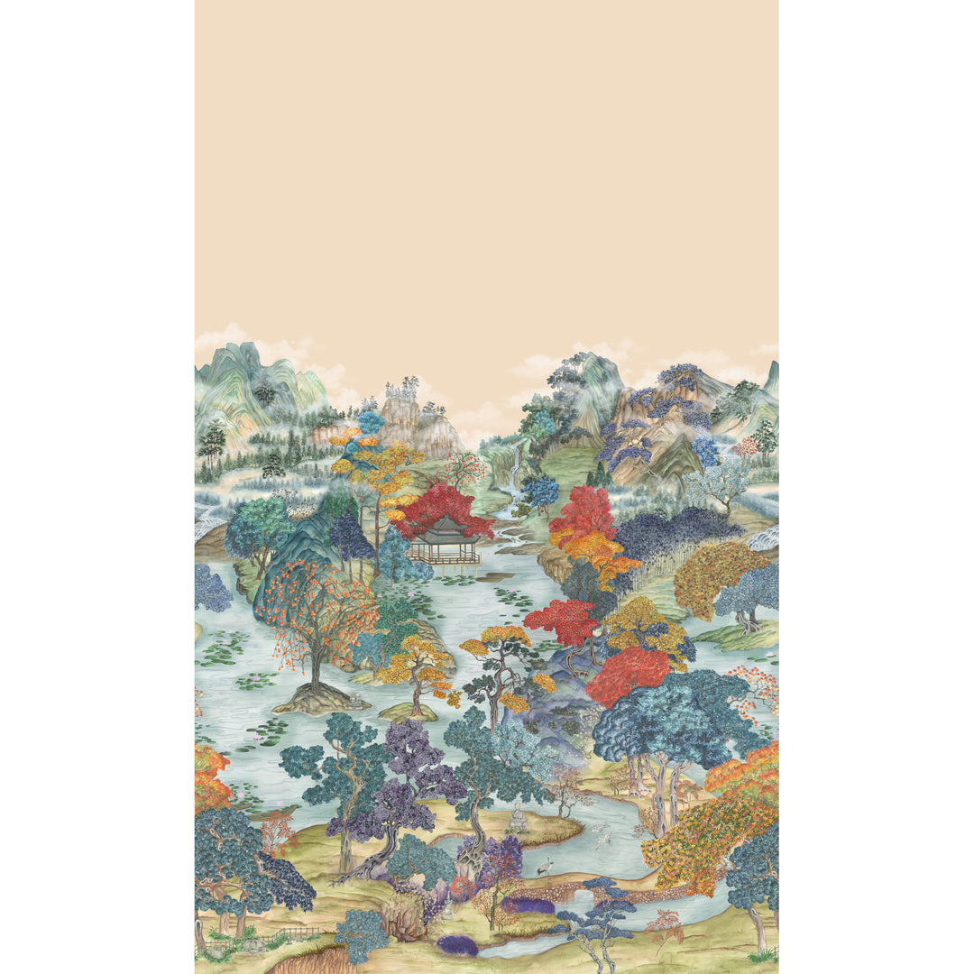 Pavilion Panel - Soft Maple 126/12044.CS.0 by Cole & Son Designer Wallcovering