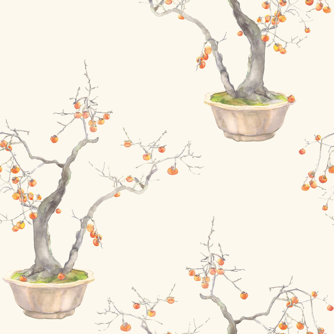 Kaki Persimmon - Bergamot 126/2003.CS.0 by Cole & Son Designer Wallcovering