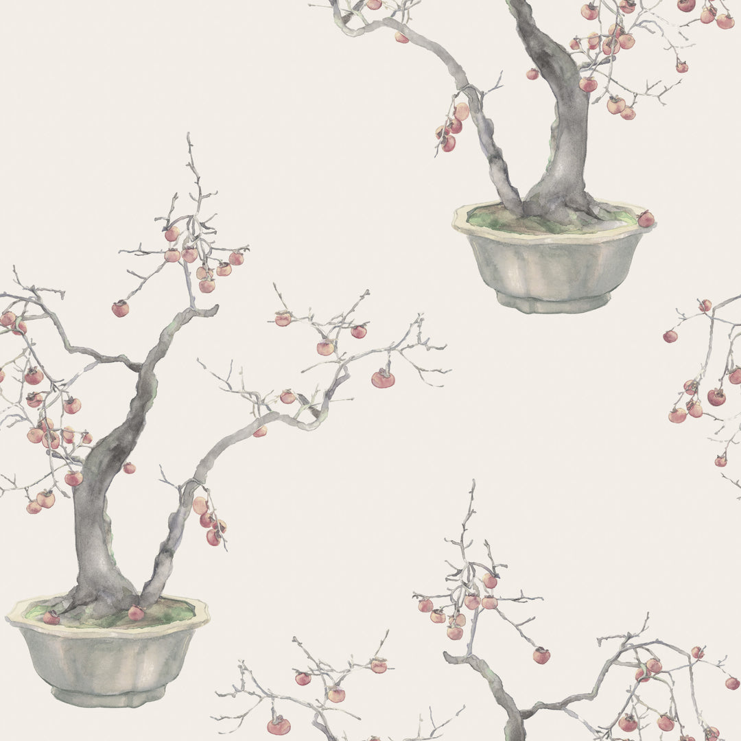 Kaki Persimmon - Silver 126/2004.CS.0 by Cole & Son Designer Wallcovering