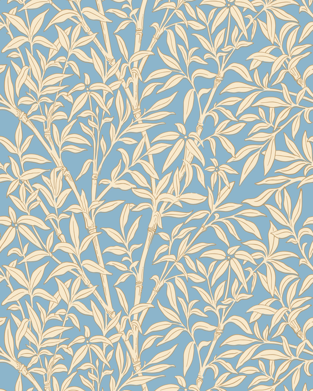 Bamboo Forest - Yellow/Blue 127/1002.CS.0 by Cole & Son Designer Wallcovering