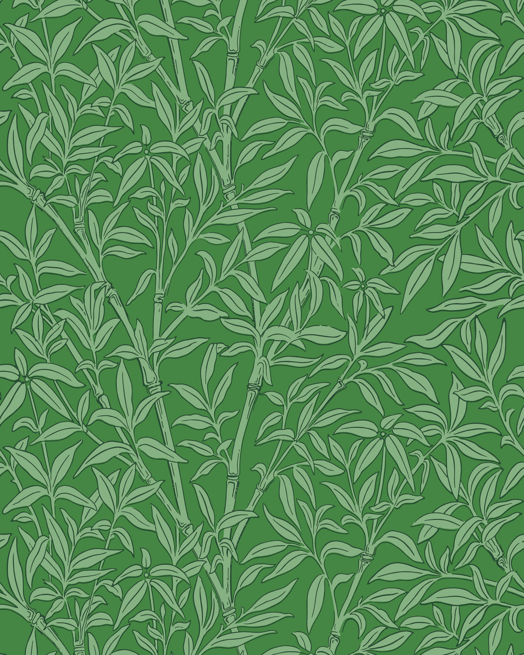 Bamboo Forest - Emerald 127/1004.CS.0 by Cole & Son Designer Wallcovering