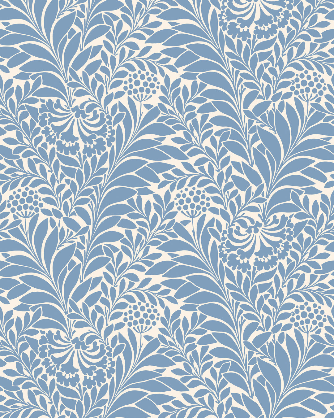 Honeysuckle - Blue 127/5025.CS.0 by Cole & Son Designer Wallcovering
