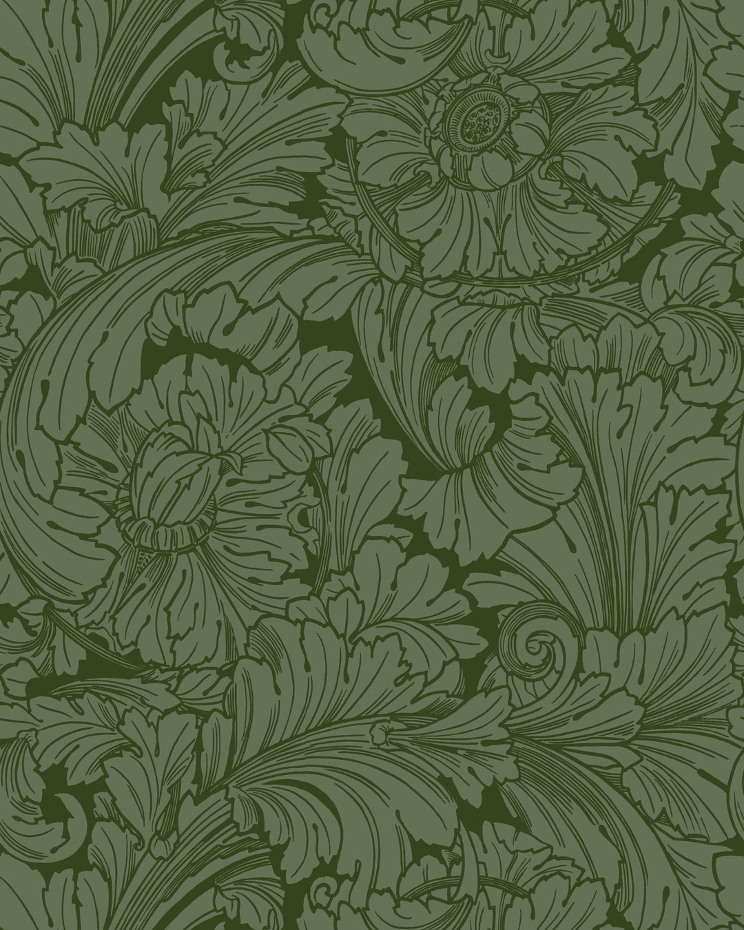 Acanthus - Forest 127/6031.CS.0 by Cole & Son Designer Wallcovering