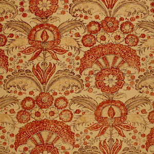 Calicut Brick 1283000 by Schumacher Designer Fabric