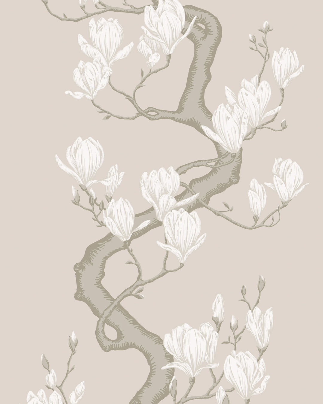 Magnolia Tree - Soft Cream 128/1003.CS.0 by Cole & Son Designer Wallcovering