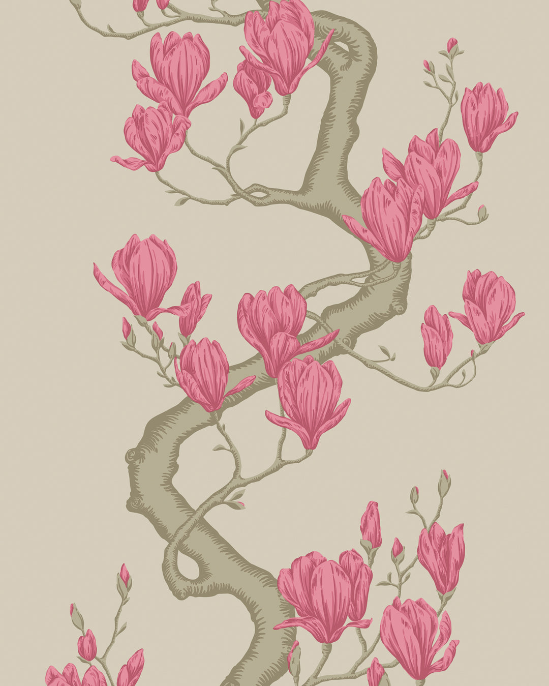 Magnolia Tree - Magenta 128/1006.CS.0 by Cole & Son Designer Wallcovering