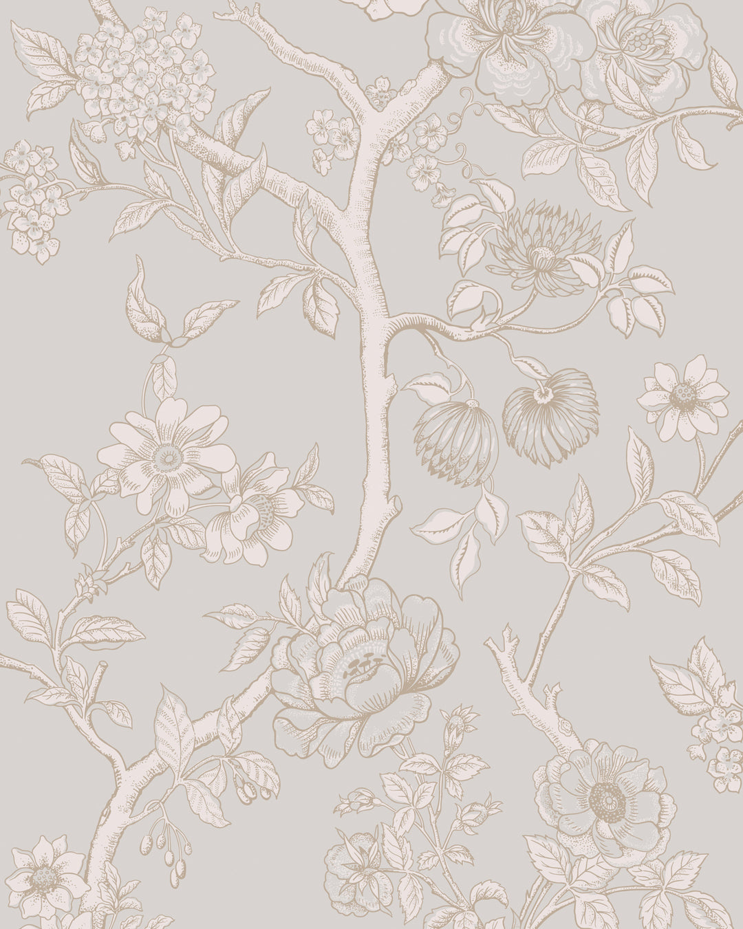 Paradise Tree - Dove Grey 128/2007.CS.0 by Cole & Son Designer Wallcovering
