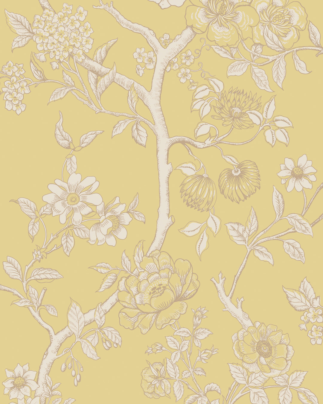 Paradise Tree - Yellow 128/2009.CS.0 by Cole & Son Designer Wallcovering