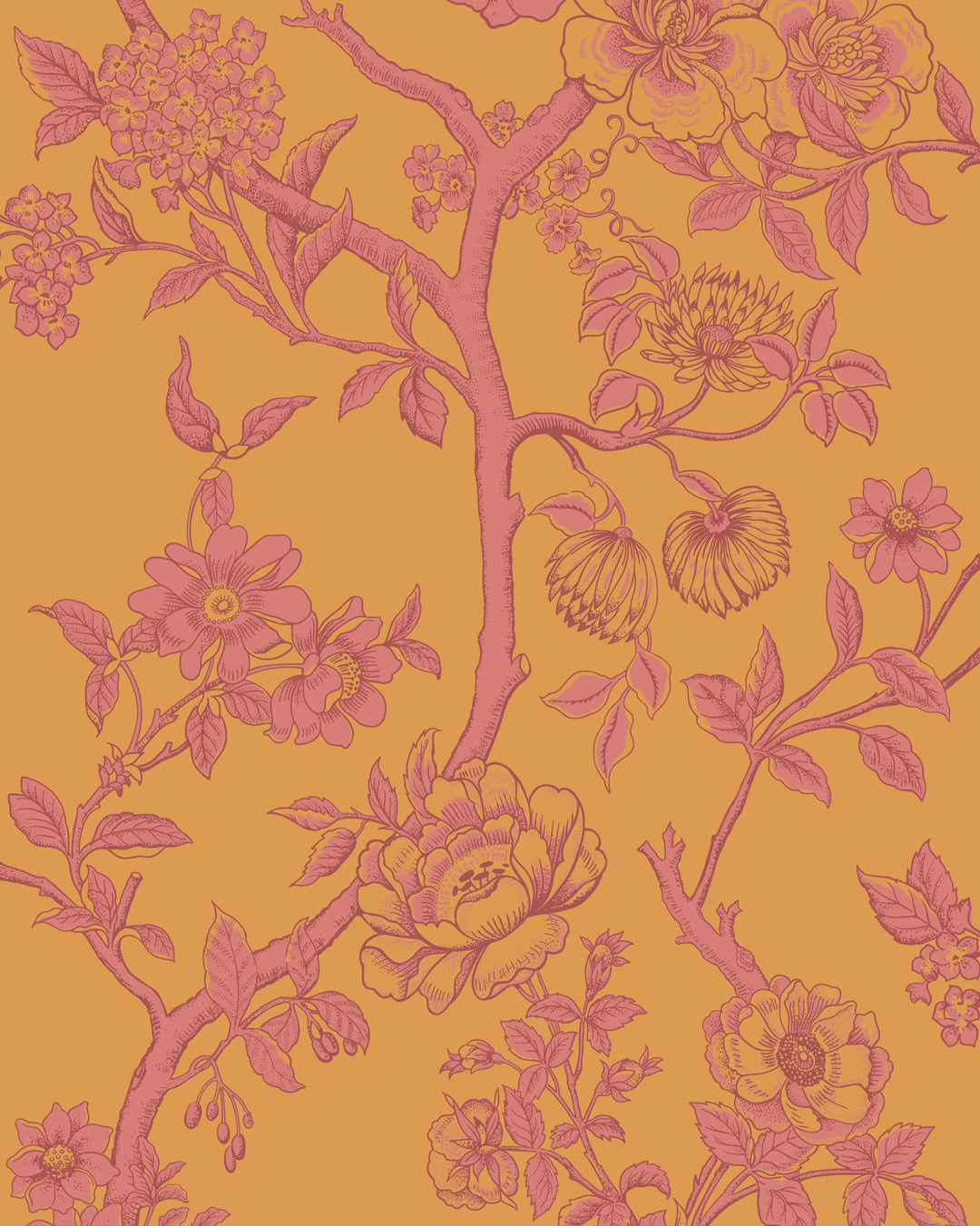 Paradise Tree - Tangerine 128/2011.CS.0 by Cole & Son Designer Wallcovering