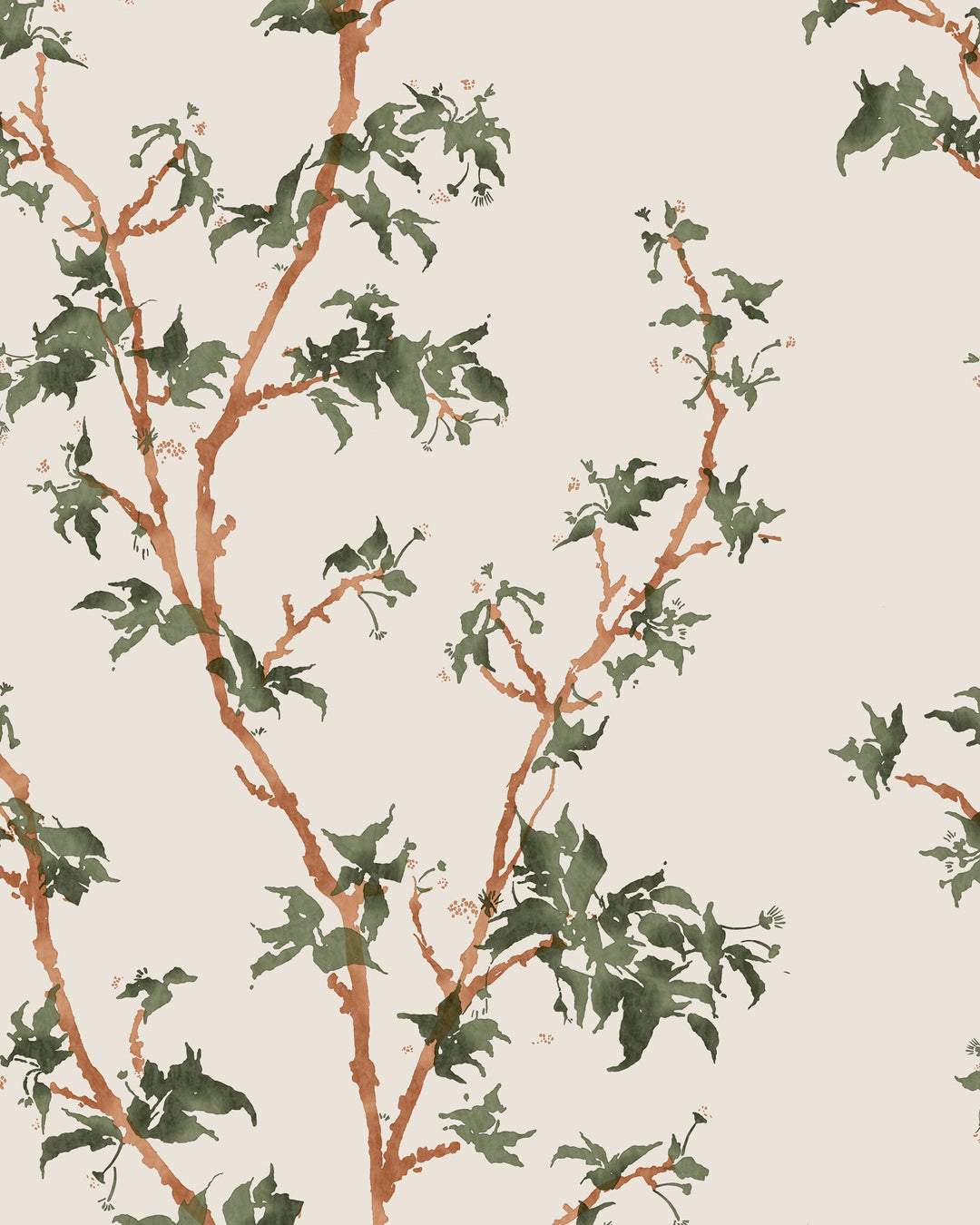 Chinese Branch - Leaf Green 128/3013.CS.0 by Cole & Son Designer Wallcovering