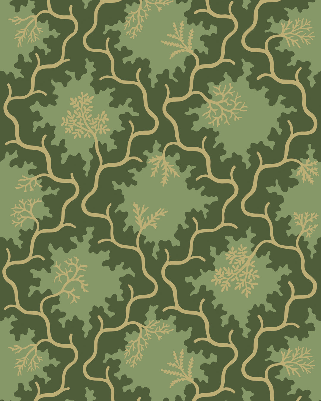 Moss Trellis - Evergreen 128/4021.CS.0 by Cole & Son Designer Wallcovering