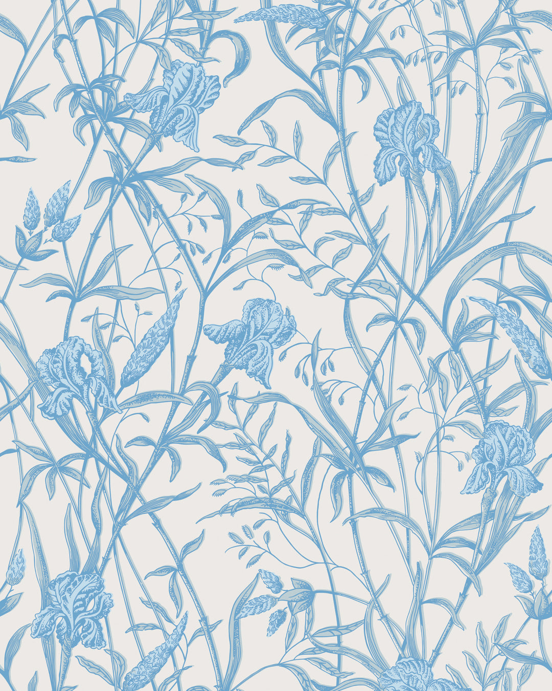 Iris - Soft Cerulean 128/5026.CS.0 by Cole & Son Designer Wallcovering
