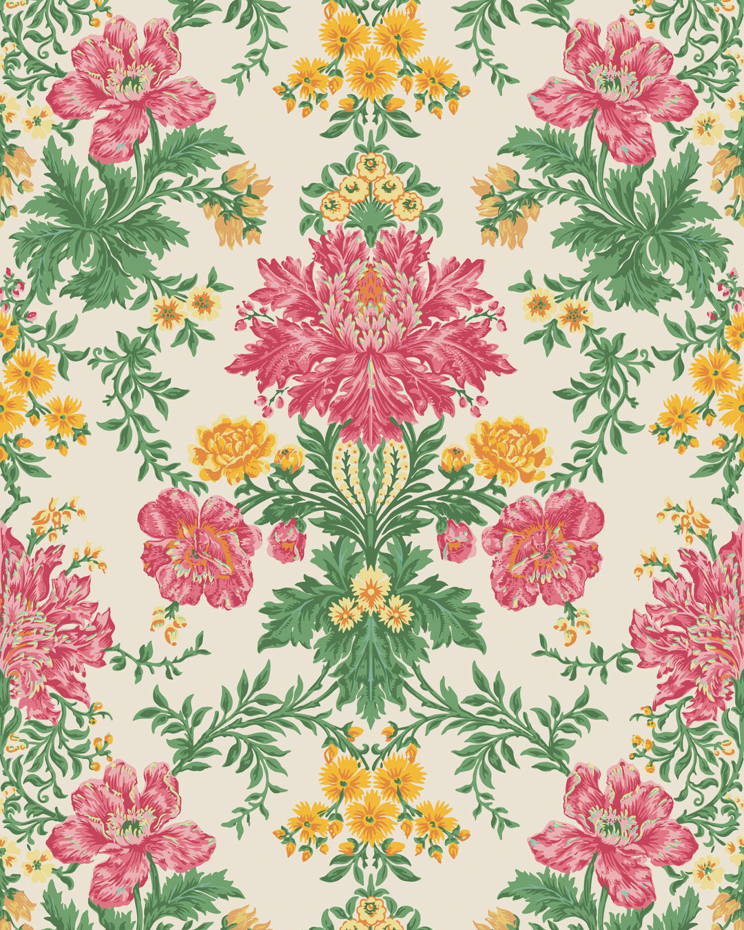 Poppies - Soft Fuchsia 128/7033.CS.0 by Cole & Son Designer Wallcovering