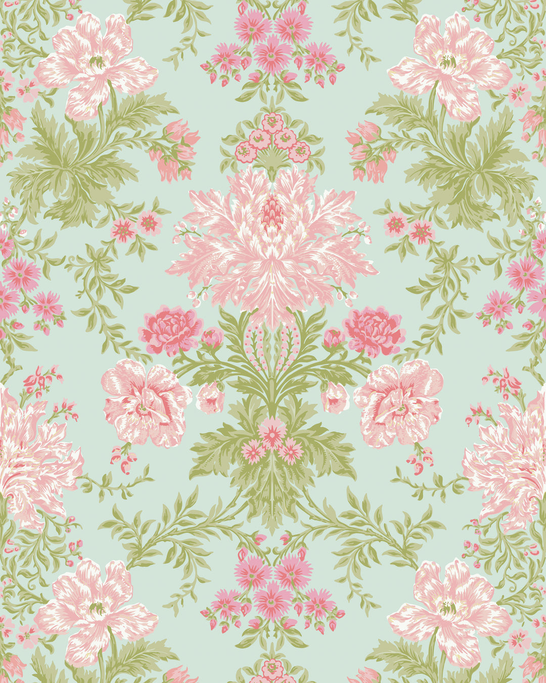 Poppies - Soft Pink 128/7034.CS.0 by Cole & Son Designer Wallcovering