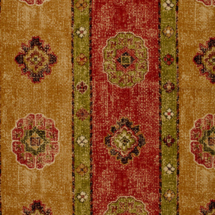 Caspian Stripe Spice 1291001 by Schumacher Designer Fabric A PASSAGE TO INDIA PRINTS See Sample UNITED KINGDOM NOT APPLICABLE </p><p>Repeat: Horizontal: 25 1/2" (65CM) and Vertical: 25 1/4" (64CM) 51" WIDE (130CM) - Swanky Fabrics -