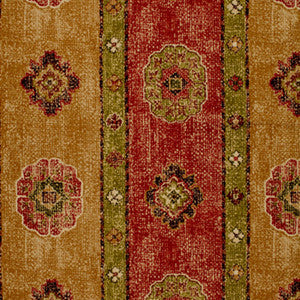 Caspian Stripe Spice 1291001 by Schumacher Designer Fabric