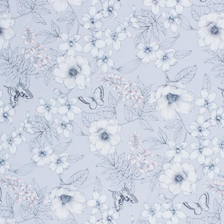 RM CoCo Fabric Sketchbook Silver 8 1/2 Yards
