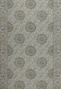 Kaya Medallion Mineral 1296002 by Schumacher Designer Fabric