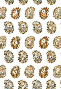 Arklow Paisley Stone 1329002 by Schumacher Designer Fabric