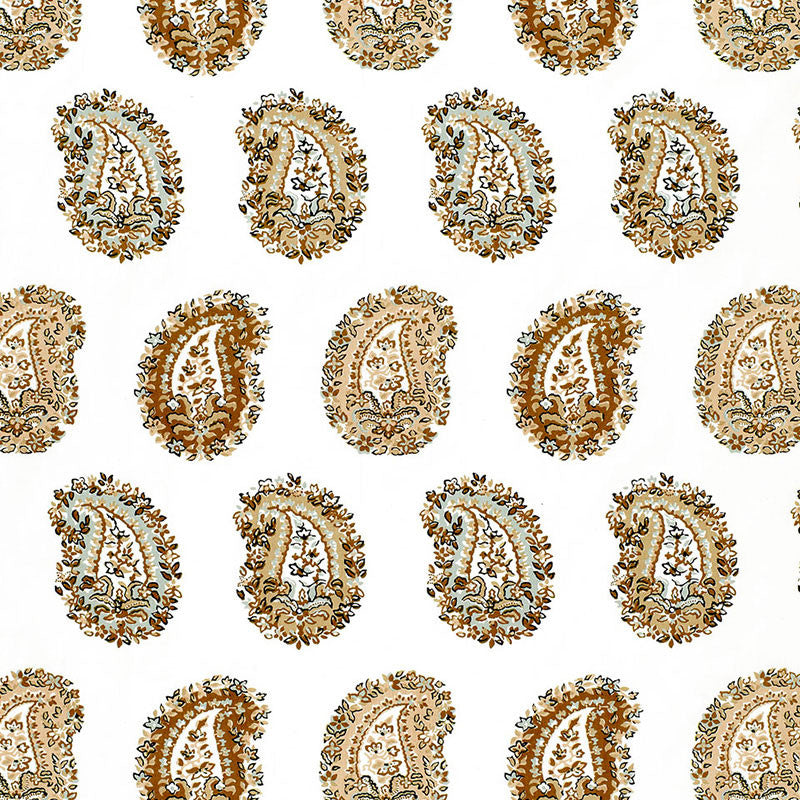 Arklow Paisley Stone 1329002 by Schumacher Fabric Schumacher Fabric Arklow Paisley Stone 1329002Fabric COTTON 100% INDIA </p><p>Repeat: H: HORZ. 13 1/2" (34CM) , V: VERT. 13 1/8" (33CM) 54 - Fabric Carolina -