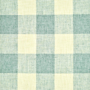 New Check Please Mist 409 by P Kaufmann Fabrics Designer Fabric