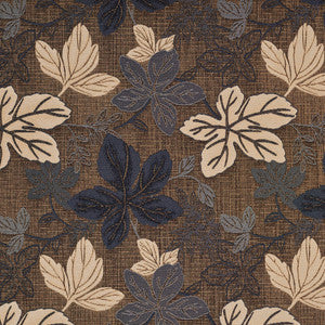 1394 Slate Leaf by Charlotte Designer Fabric