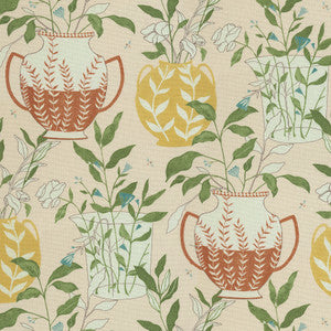 Blossoms + Vessels Bliss 140062 by Elana Gabrielle Designer Fabric