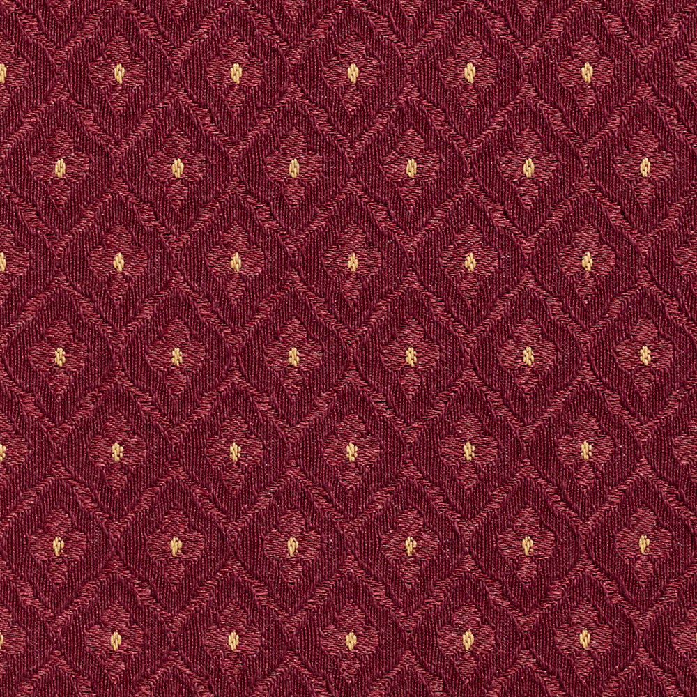 1474 Merlot by Charlotte Designer Fabric Uptown Jacquards II & Ring Book Page #114 57% Cotton, 43% Polyester Made In USA Exceeds 70,000 Wyzenbeek Rubs (Heavy Duty) Horizontal: 1" x Vertical: 1.5" 54 Inches - Swanky Fabrics -