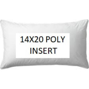 14X20 Poly Insert by Norbar Designer Fabric PILLOW INSERT 100% POLY SHELL & FILL US - Swanky Fabrics -
