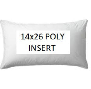 14X26 Poly Insert by Norbar Designer Fabric PILLOW INSERT 100% POLY SHELL & FILL US - Swanky Fabrics -