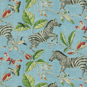 Zebra'S Garden Skylight by Harrison Howard Designer Fabric