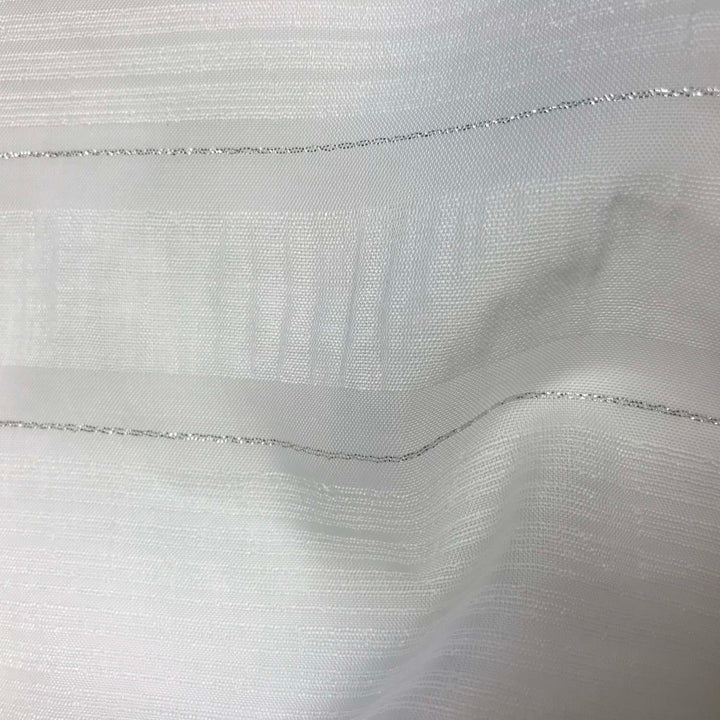160 Sheers 027 by Europatex Designer Fabric 160 Sheers Collection 100% Polyester 3.90" 110.00 inches - Swanky Fabrics -