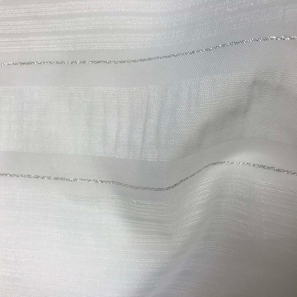 160 Sheers 027 by Europatex Designer Fabric 160 Sheers Collection 100% Polyester 3.90" 110.00 inches - Swanky Fabrics -