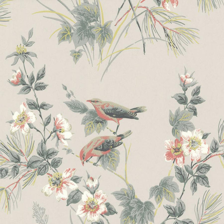 Rosemore (Wp) # 05 by 1838 Wallcoverings Designer Wallpaper Rosemore HALF DROP PASTE THE WALL UNITED KINGDOM V-21" 20.5"X11YD - Swanky Fabrics -