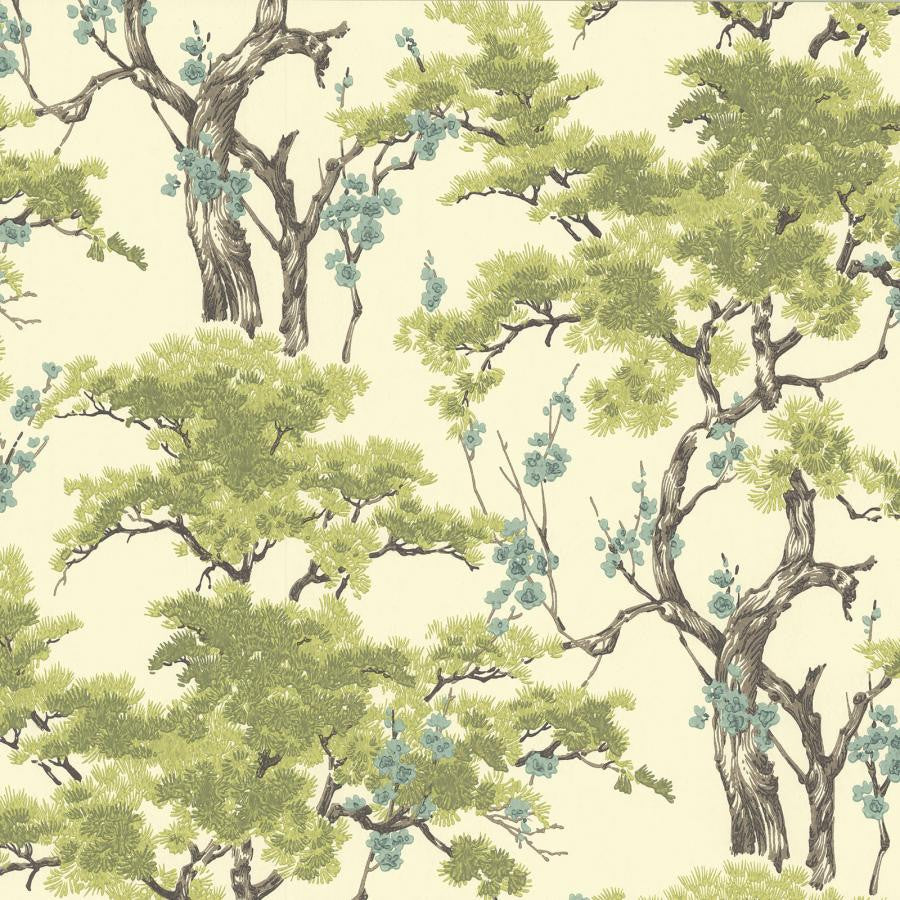 Harewood (Wp) # 06 by 1838 Wallcoverings Designer Wallpaper Avington STRAIGHT PASTE THE WALL UNITED KINGDOM V-21" 20.5"X11YD - Swanky Fabrics -
