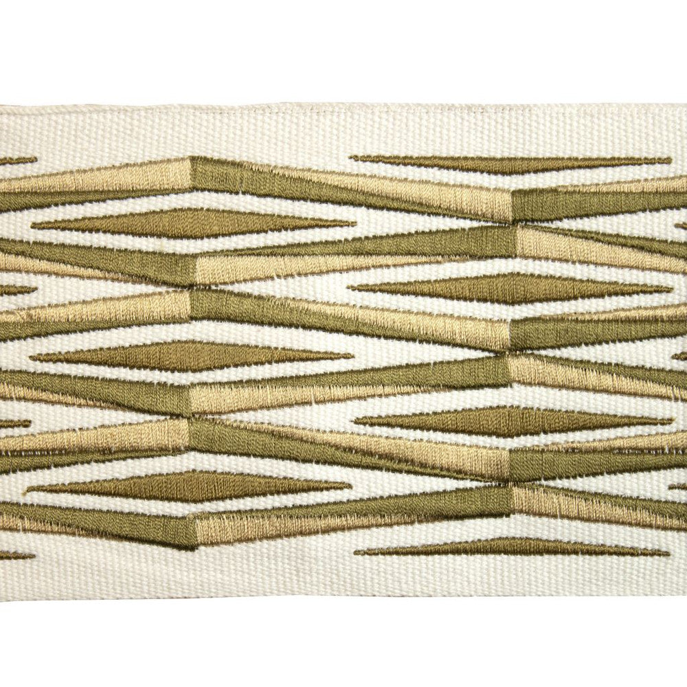 BD120 Border 4" Gold Nugget by RM CoCo Designer Trim Creative Threads II 100% Cotton Base 100% Rayon Embroidery See Sample 0 Horizontal: 4 and Vertical: 5 4 - Swanky Fabrics -