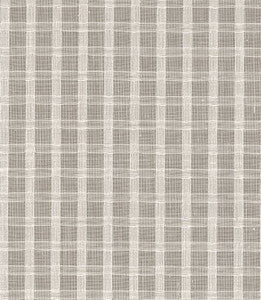 Borealis Check Champagne 16611 by Schumacher Designer Fabric
