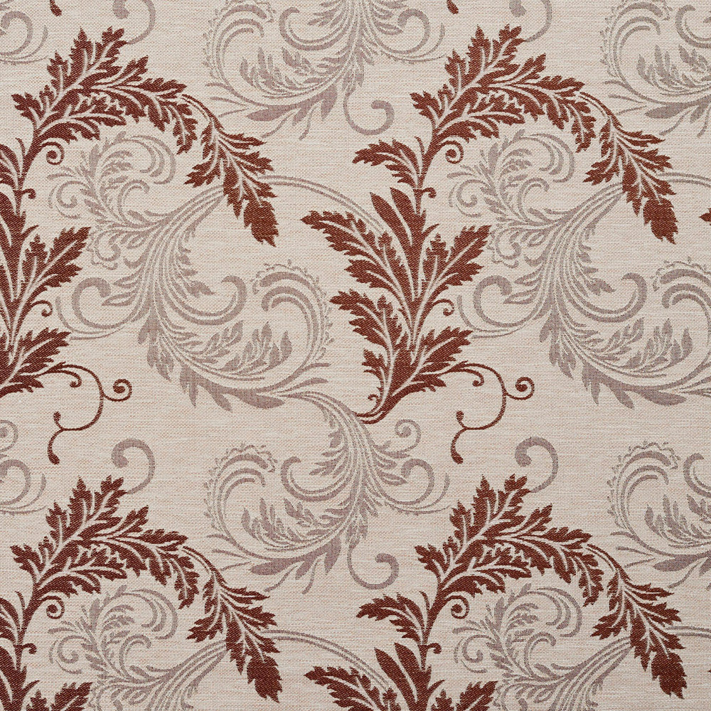 1668 Bisque Leaf by Charlotte Designer Fabric Modern Tapestry 100% Woven Polyester Asia Exceeds 200,000 Wyzenbeek Rubs (Heavy Duty) </p><p>Repeat: Horizontal: 14.5" x Vertical: 16" 54 Inches - Swanky Fabrics -