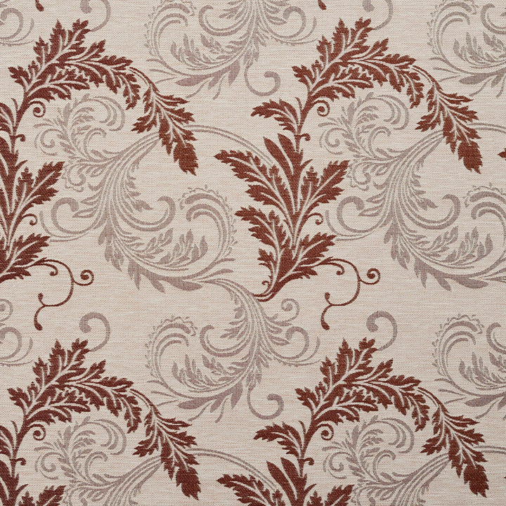 1668 Bisque Leaf by Charlotte Designer Fabric Modern Tapestry 100% Woven Polyester Asia Exceeds 200,000 Wyzenbeek Rubs (Heavy Duty) Horizontal: 14.5" x Vertical: 16" 54 Inches - Swanky Fabrics -