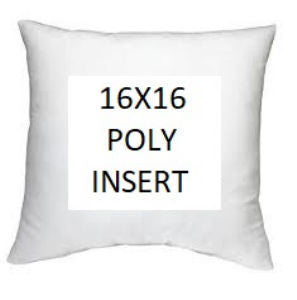 16X16 Poly Insert by Norbar Designer Fabric PILLOW INSERT 100% POLY SHELL & FILL US - Swanky Fabrics -