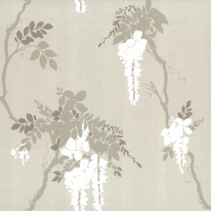 Leonora (Wp) # 01 by 1838 Wallcoverings Designer Wallpaper Camellia HALF DROP PASTE THE WALL UNITED KINGDOM V-21" 20.5"X11YD - Swanky Fabrics -