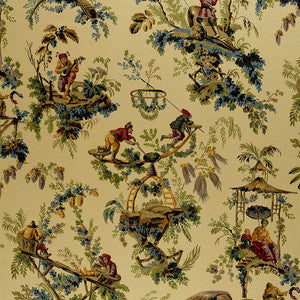 Plaisirs De La Chine Document 172850 by Schumacher Designer Fabric