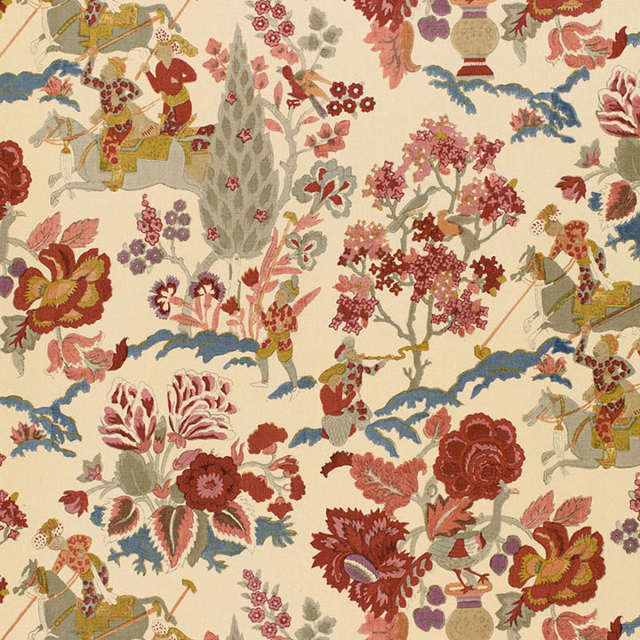 Persian Lancers Document 173012 by Schumacher Designer Fabric SCHUMACHER CLASSICS LINEN 100% UNITED KINGDOM </p><p>Repeat: Horizontal: 12 1/2" (32CM) and Vertical: 30" (76CM) 49 - Swanky Fabrics -