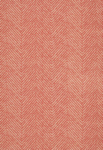 Chevron D'Ete Coral 173040 by Schumacher Designer Fabric