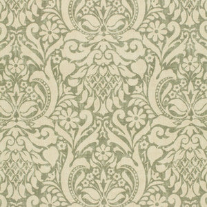 Valencay Damask Mineral 173340 by Schumacher Designer Fabric