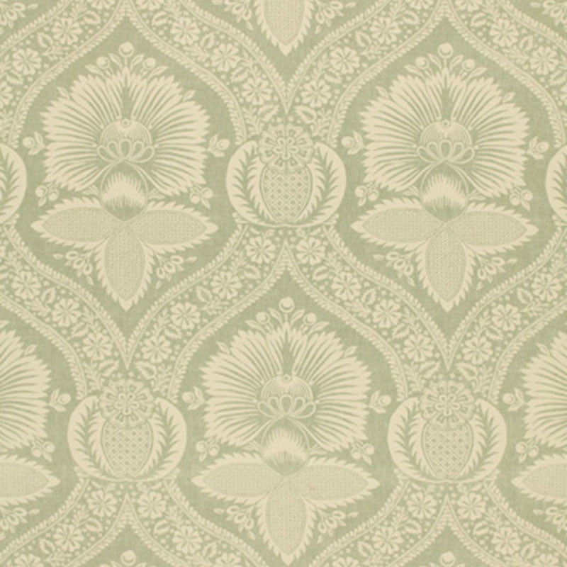 Villandry Damask Print Mineral 173373 by Schumacher Fabric Schumacher Fabric Villandry Damask Print Mineral 173373Fabric COTTON 100% THAILAND </p><p>Repeat: H: HORZ. 8 1/2" (22CM) , V: VERT. 28" (71CM) 54 - Fabric Carolina -