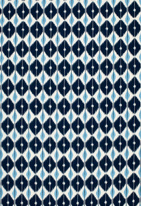 Sarong Indigo 173402 by Schumacher Designer Fabric