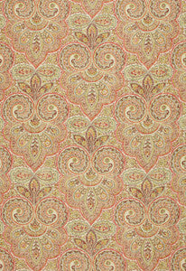 Kashan Paisley Gemstone 173450 by Schumacher Designer Fabric