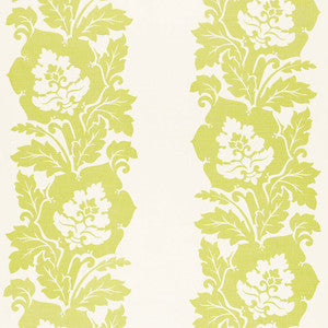 Margate Damask Print Apple 173851 by Schumacher Designer Fabric