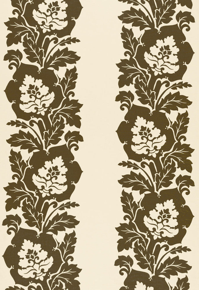 Margate Damask Print Java 173853 by Schumacher Fabric Schumacher Fabric Margate Damask Print Java 173853Fabric LINEN 100% BELGIUM </p><p>Repeat: H: HORZ. 54" (137CM) , V: VERT. 39 1/4" (100CM) 54 - Fabric Carolina -